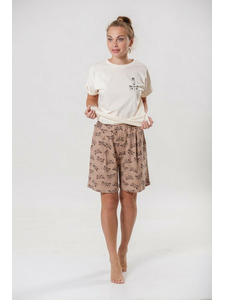 Пижама женская, футболка и шорты 23-209 / Mara