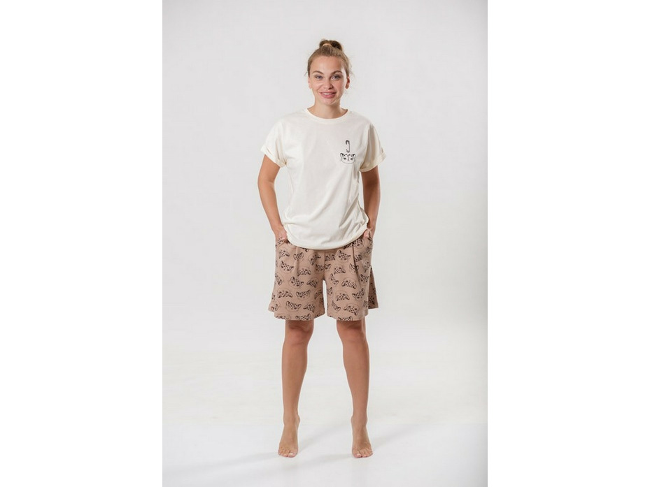Пижама женская, футболка и шорты 23-209 / Mara