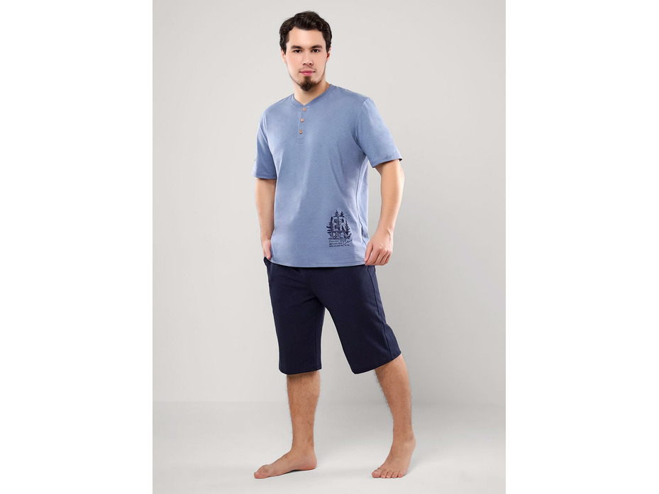 Пижама мужская, футболка и шорты MHP560212/1 / Clever