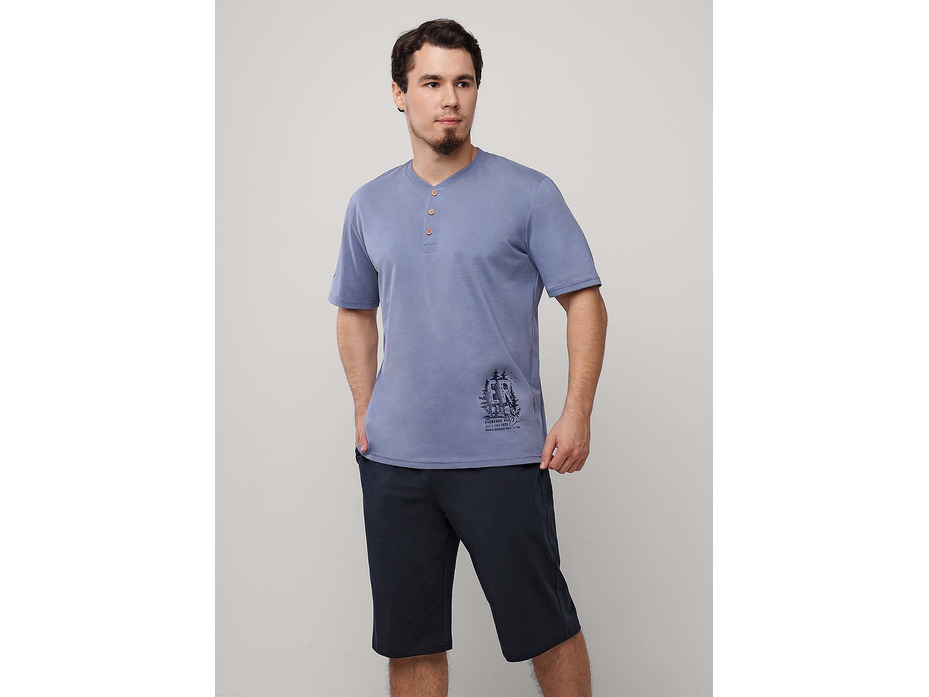 Пижама мужская, футболка и шорты MHP560212/1 / Clever