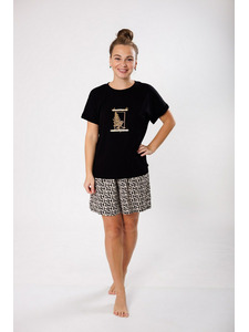 Пижама женская, футболка и шорты 25-201 / Mara