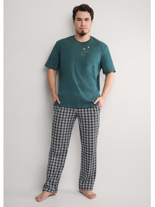 Пижама мужская, футболка и брюки MHP560233/2 / Clever