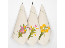 Набор полотенец 24С112-ШР Букеты-3 льняные (45*60, 3 шт) / Белорусский лен Набор полотенец 24С112-ШР Букеты-3 льняные (45*60, 3 шт) / Белорусский лен