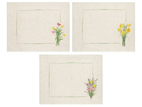 Набор полотенец 24С112-ШР Букеты-3 льняные (45*60, 3 шт) / Белорусский лен Набор полотенец 24С112-ШР Букеты-3 льняные (45*60, 3 шт) / Белорусский лен