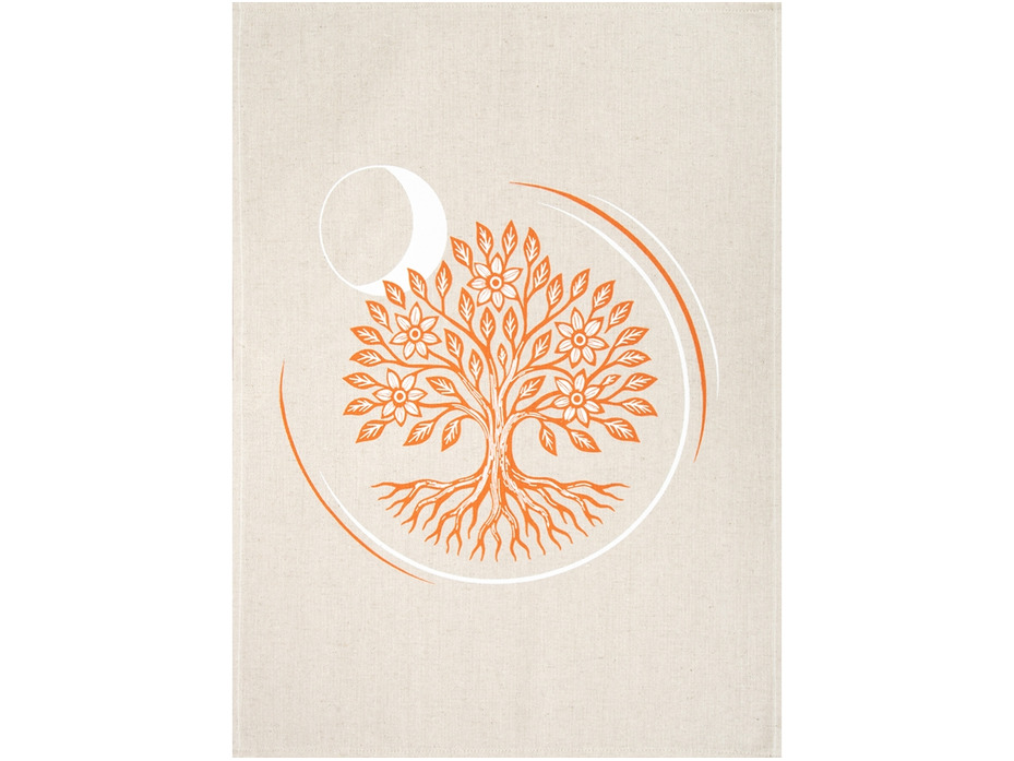 Полотенце 22С142-ШР дерево жизни 2 льняное 45*60 / Белорусский лен Полотенце 22С142-ШР дерево жизни 2 льняное 45*60 / Белорусский лен