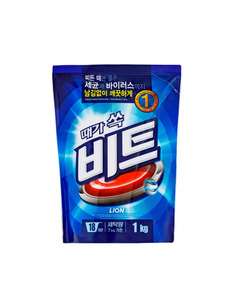 Концентрированный стиральный порошок для ручной и автоматической стирки Beat, 1000 гр / Lion