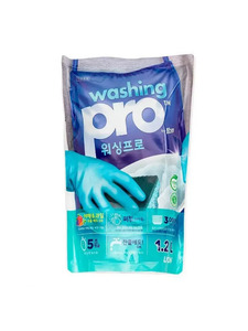 Средство для мытья посуды Washing Pro мягкая упаковка 1200 мл / Lion