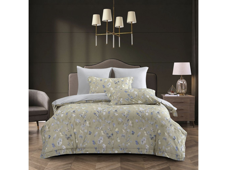 Постельное белье 2286-4S фланель 1,5 сп / Asabella