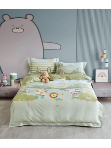 Постельное белье 2310-4S сатин премиум 1,5 сп / Asabella