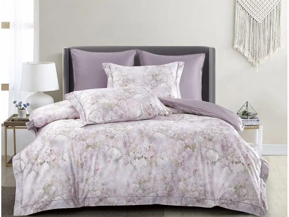 Постельное белье 2324-6 сатин премиум Евро сп / Asabella