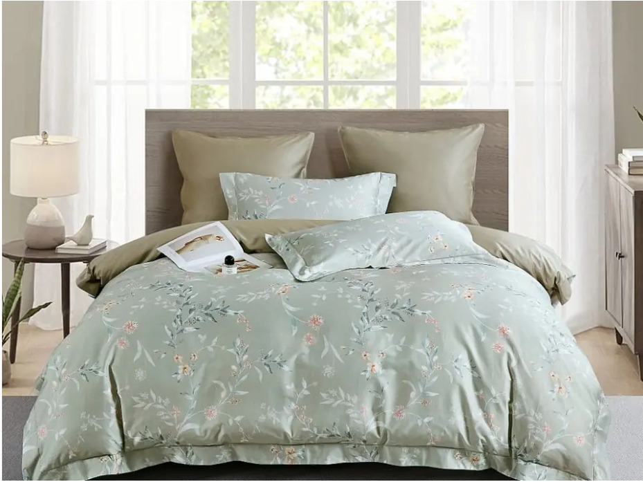 Постельное белье 2314-4S сатин премиум 1,5 сп / Asabella Постельное белье 2314-4S сатин премиум 1,5 сп / Asabella