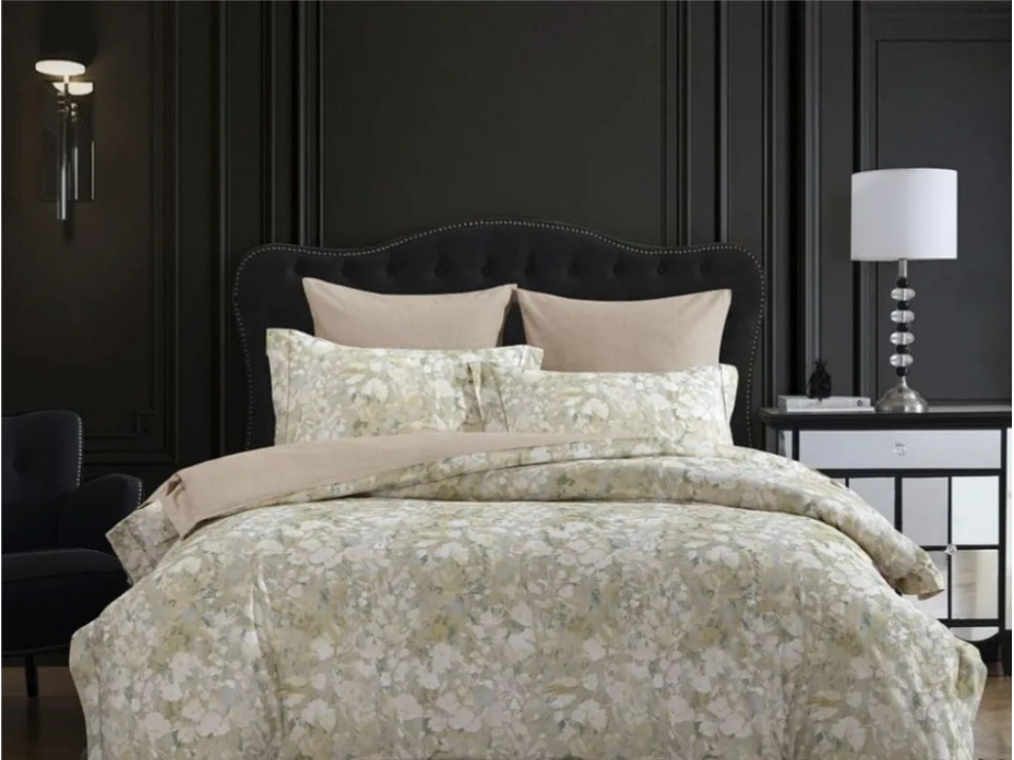 Постельное белье 2285-4S фланель 1.5 сп / Asabella