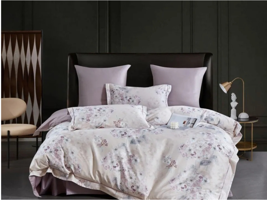 Постельное белье 2149-6 сатин премиум Евро сп / Asabella