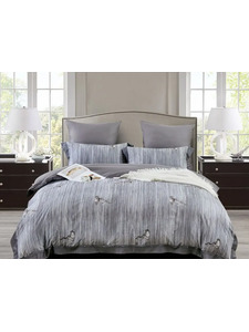 Постельное белье 2362-4S фланель 1,5 сп / Asabella