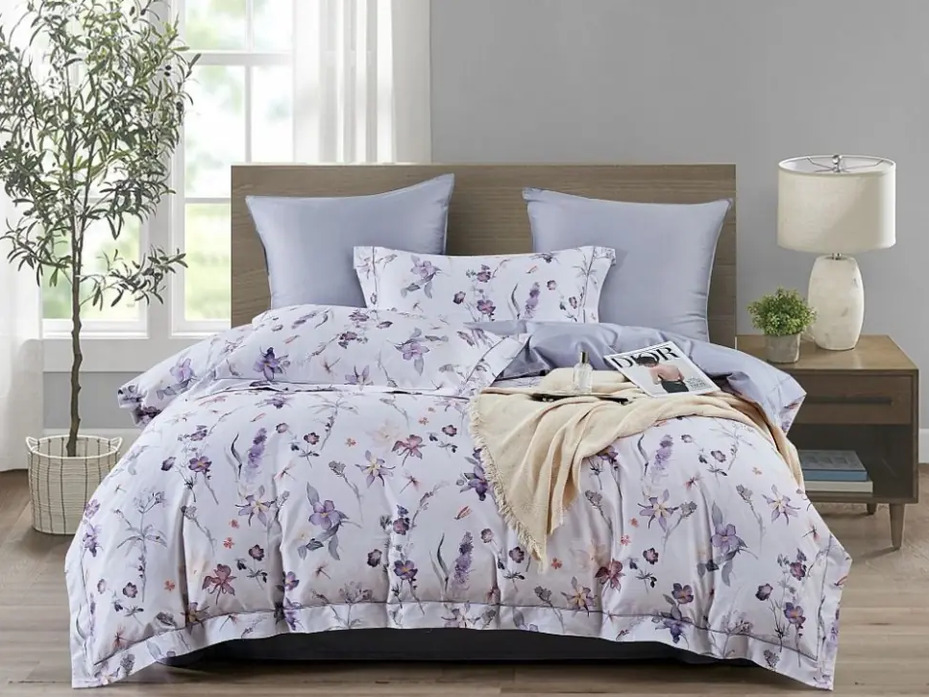 Постельное белье 2370-4S сатин премиум 1,5 сп / Asabella Постельное белье 2370-4S сатин премиум 1,5 сп / Asabella