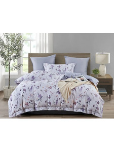 Постельное белье 2370-4S сатин премиум 1,5 сп / Asabella