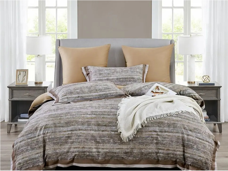 Постельное белье 2363-4S фланель 1,5 сп / Asabella