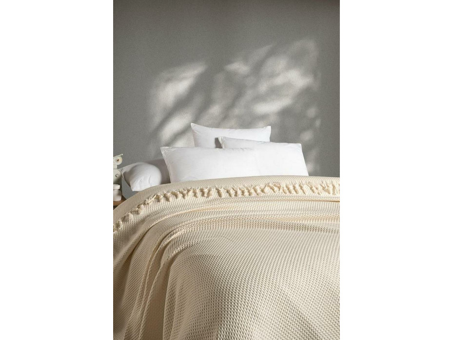 Плед PL 031 Charla sacakli вафельный 210*240 / Karven