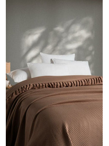 Плед PL 031 Charla sacakli вафельный 210*240 / Karven