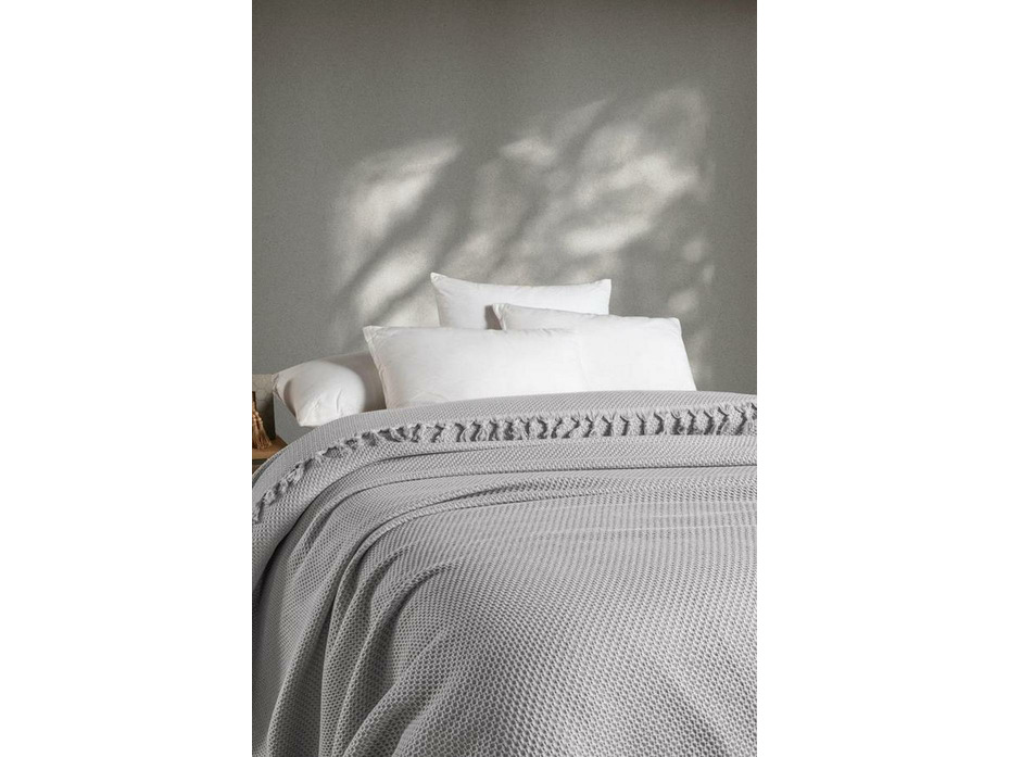 Плед PL 031 Charla sacakli вафельный 210*240 / Karven