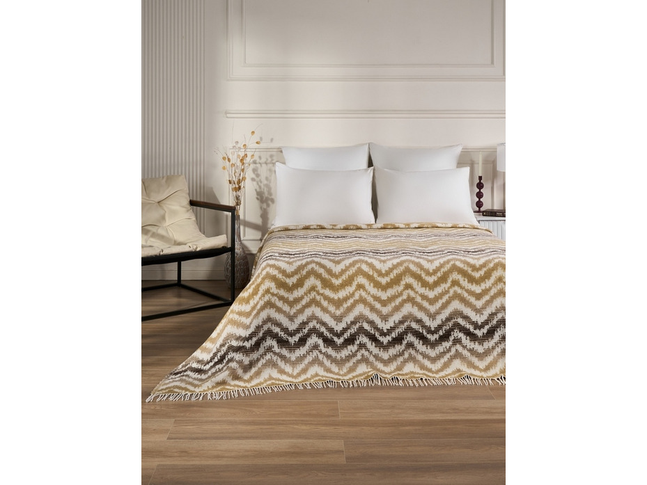 Плед PL 024 Zigzag хлопковый 150*200 / Karven