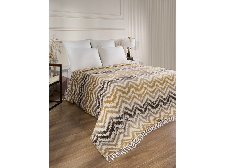Плед PL 024 Zigzag хлопковый 150*200 / Karven