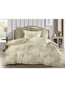 Постельное белье 2323-6 сатин премиум Евро сп / Asabella