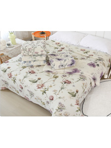 Покрывало 3010662 Цветы на светлом хлопковое 200*230 / 7-я
