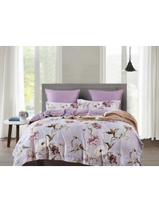 Постельное белье 2367-6 сатин премиум Евро сп / Asabella