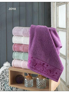 Полотенце H 4107 Bamboo Zoya махровое 50*90 / Karven
