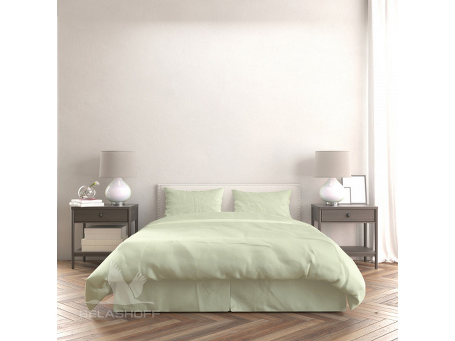 Постельное белье Холодный авокадо фланель 2 сп / Реверанс