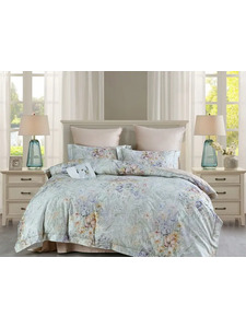 Постельное белье 2319-6 сатин премиум Евро сп / Asabella