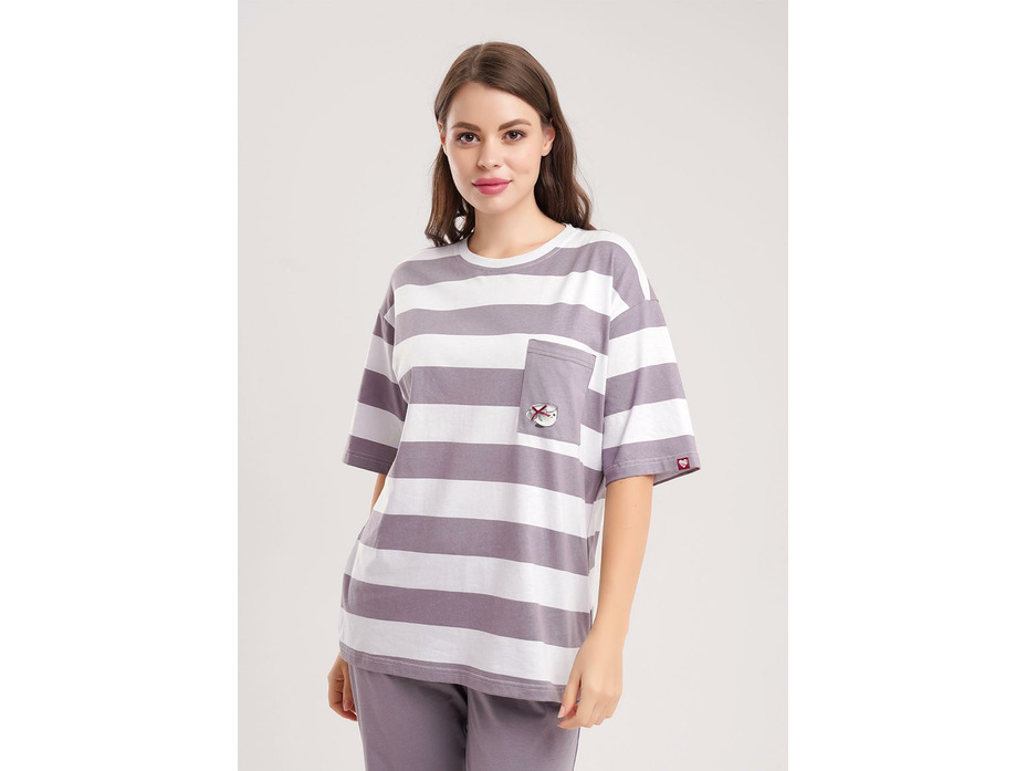 Пижама женская. футболка и брюки LP15-1207/1 / Clever