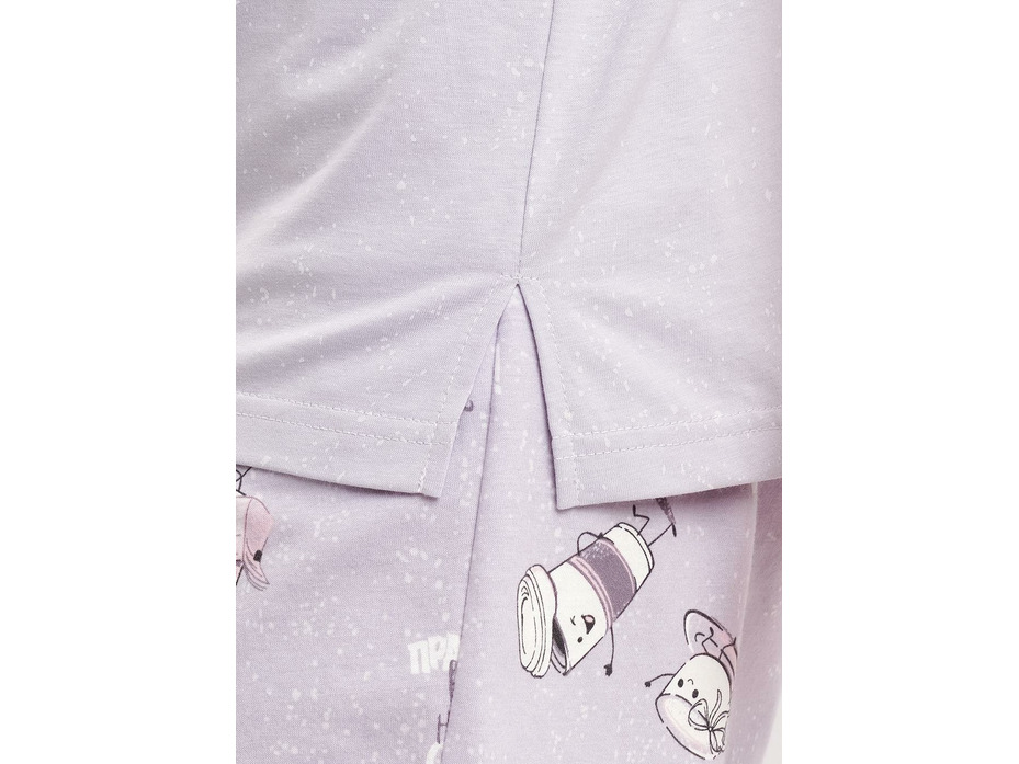 Пижама женская, футболка и шорты LP15-1207 / Clever