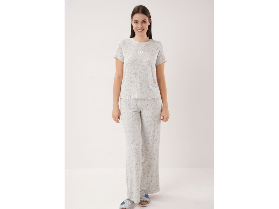 Пижама женская, футболка и брюки LP26-1226 / Clever