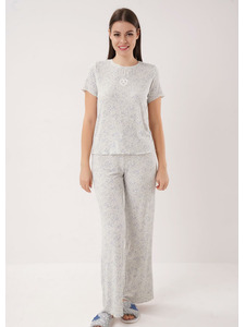 Пижама женская, футболка и брюки LP26-1226 / Clever