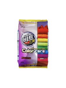 Концентрированный стиральный порошок автомат Beat Drum Color Care для цветного белья мягкая упаковка 2,25 кг / Lion