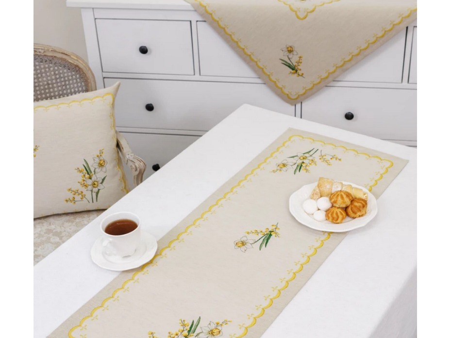 Дорожка 2521151 Нарциссы гобелен 44*140 / Le Gobelin