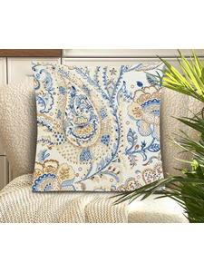 Наволочка декоративная 2521130 Орнамент Пейсли гобелен 44*44 / Le Gobelin