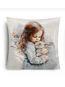 Наволочка декоративная 2517148 Алиса в стране чудес гобелен 45*45 / Le Gobelin