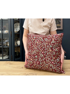 Наволочка декоративная 2521286 Древо бордо гобелен 45*45 / Le Gobelin