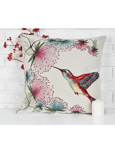 Наволочка декоративная 2103377 Тропические птицы Колибри гобелен 45*45 / Le Gobelin