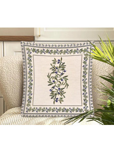 Наволочка декоративная 2101510 Оливки Фиол гобелен 45*45 / Le Gobelin