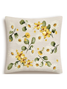 Наволочка декоративная 2413773 Одуванчики и ромашки гобелен 45*45 / Le Gobelin