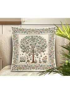 Наволочка декоративная 2519071 Древо крем гобелен 44*44 / Le Gobelin