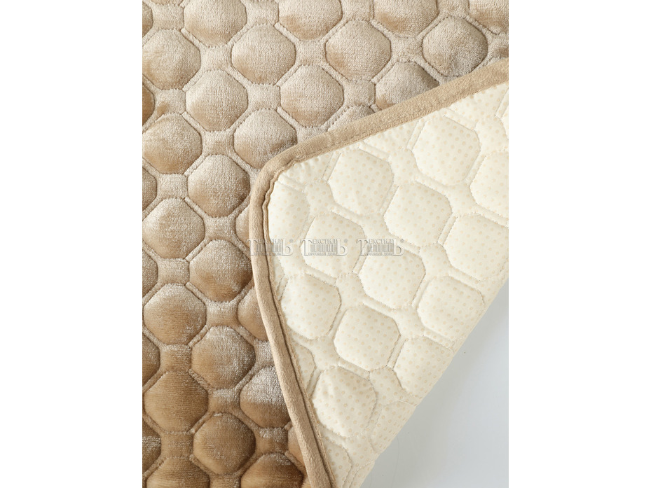 Комплект чехлов на диван XH DD02 Romance велюровые (90*210, 90*150 2 шт) / ТД Текстиль