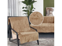 Комплект чехлов на диван XH DD01 Romance велюровые (90*210, 90*150 2 шт) / ТД Текстиль