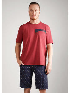 Пижама мужская. футболка и шорты MHP560413/1 / Clever