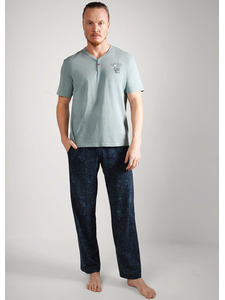 Пижама мужская, футболка и брюки MHP560423/2 / Clever