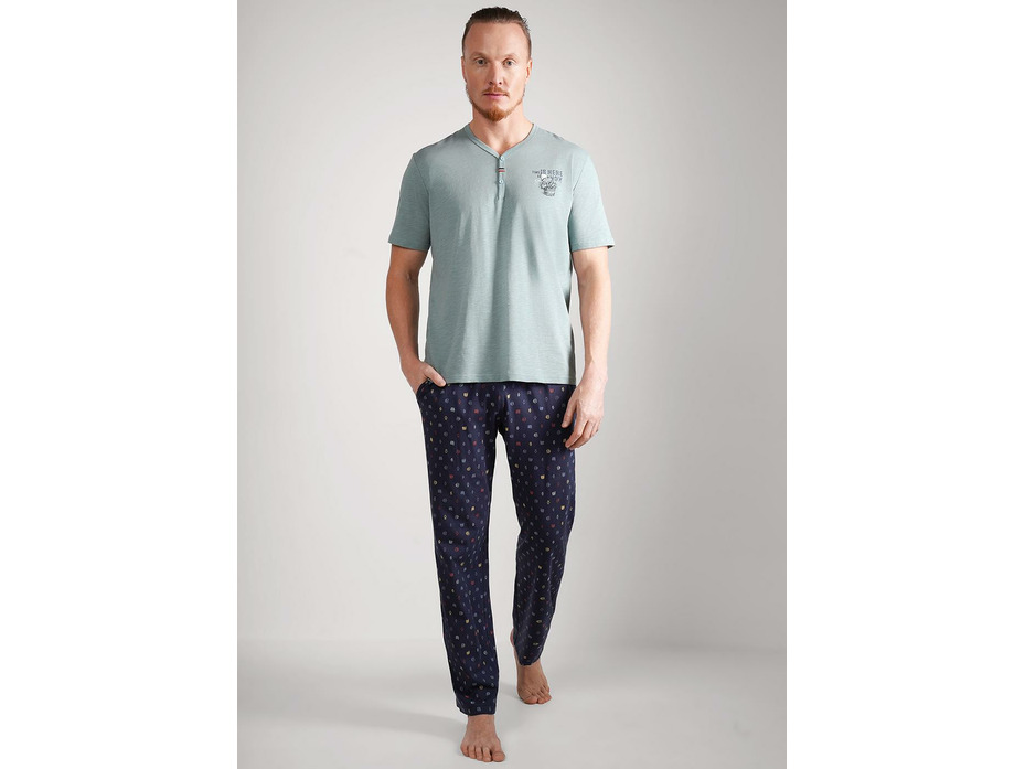 Пижама мужская, футболка и брюки MHP560423/2 / Clever